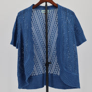 Indigo Short Sleeved Sweater