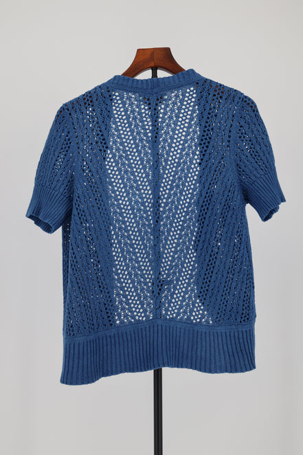 Indigo Short Sleeved Sweater