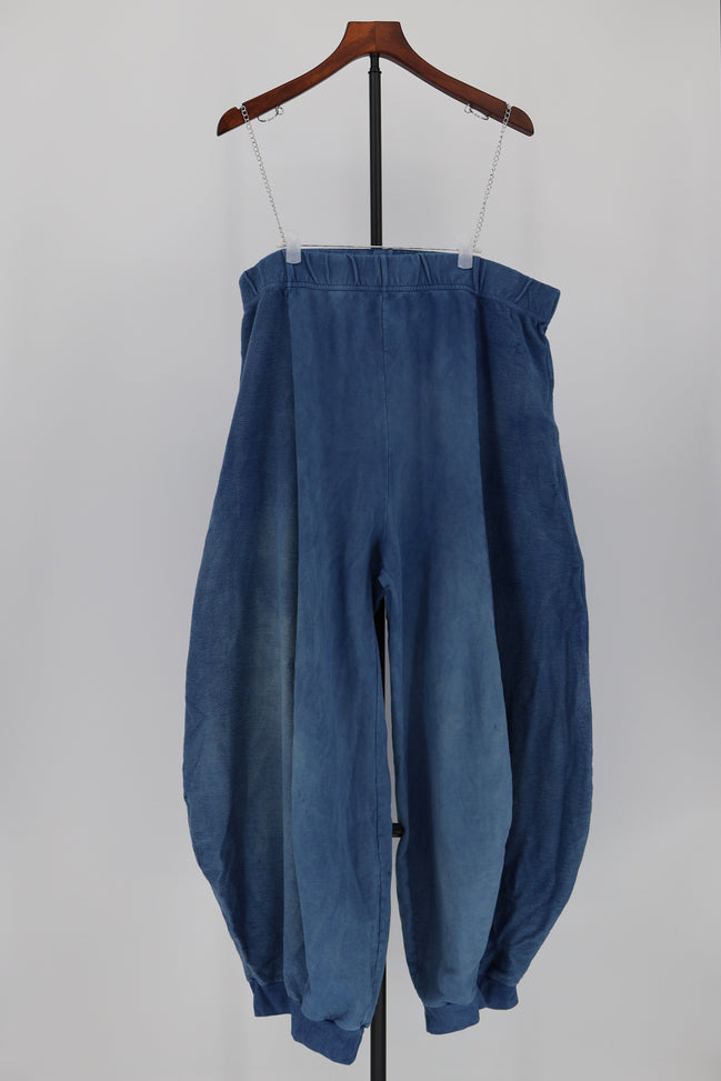 Indigo Wide Leg Knit Pants