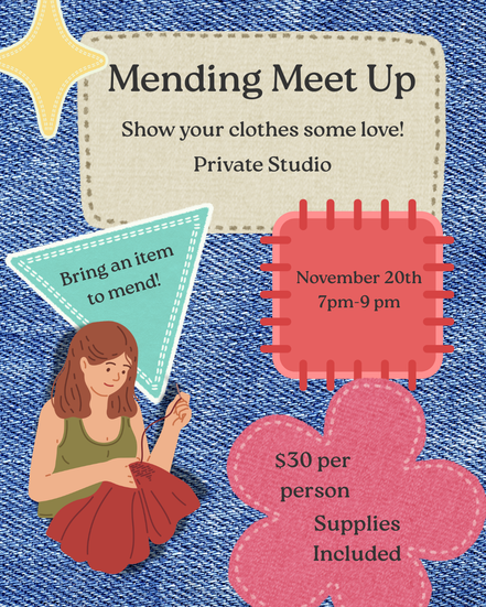 Mending Meet Up - November 20th - 7-9pm